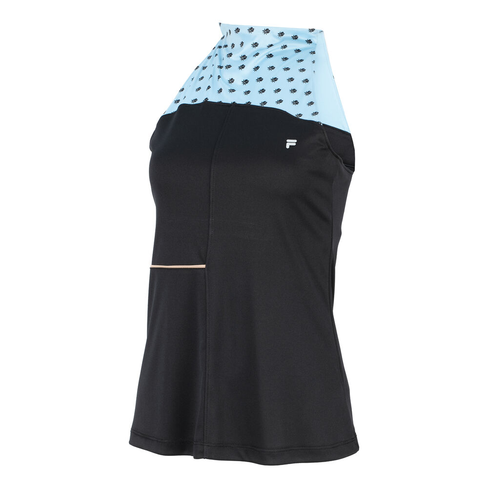 Fila Lottie Débardeur Tank Top Femmes - Noir , Bleu Clair