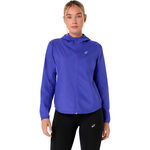 V&ecirc;tements ASICS ASICS Core Veste running Femmes-bleu