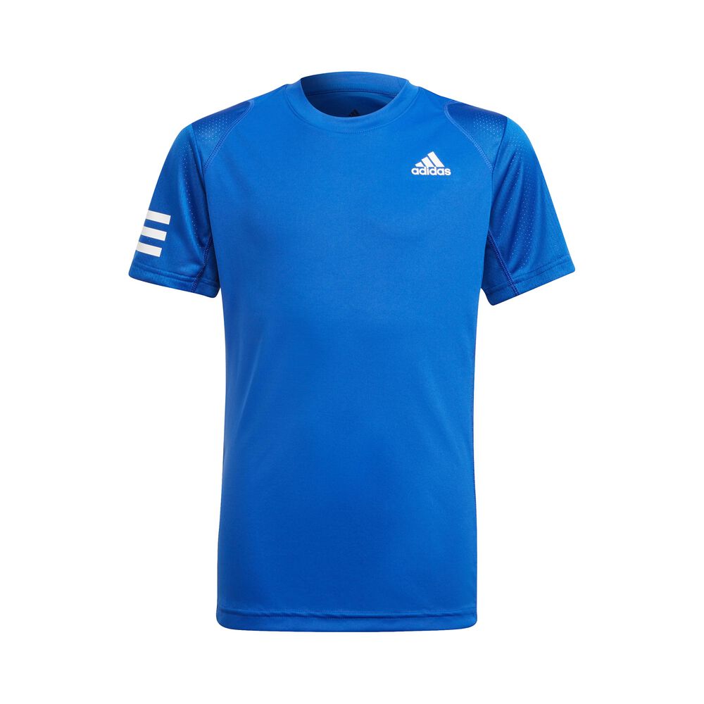 adidas Club 3-Stripes T-shirt Garçons - Bleu , Blanc