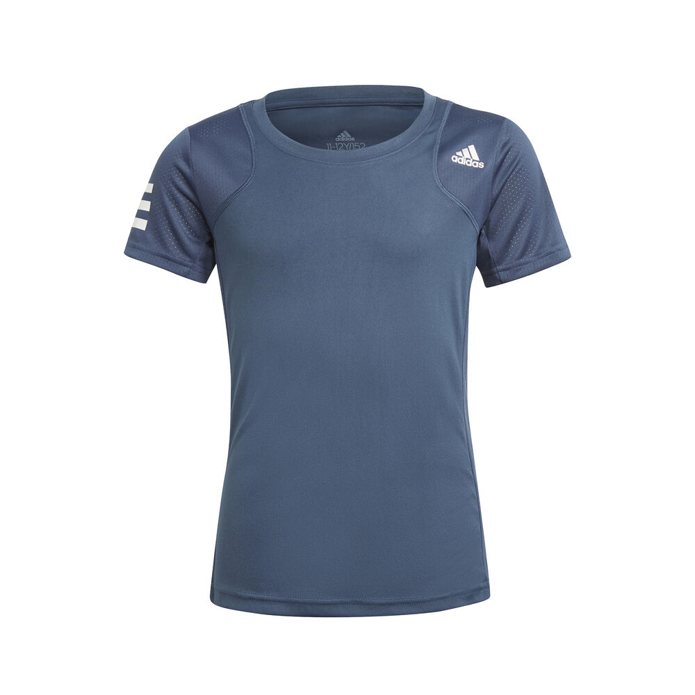 adidas Club T-shirt Filles - Bleu Foncé , Blanc