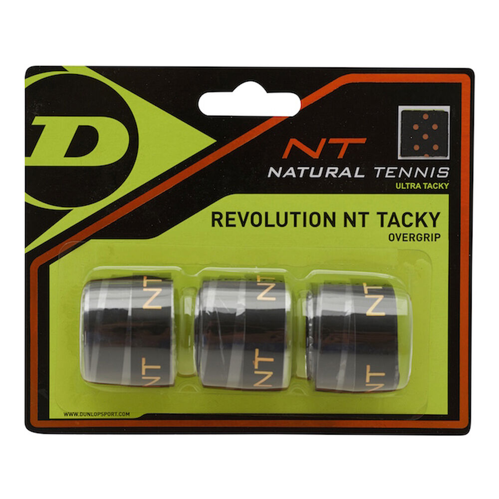Dunlop Revolution NT Tacky Pack De 3 - Noir