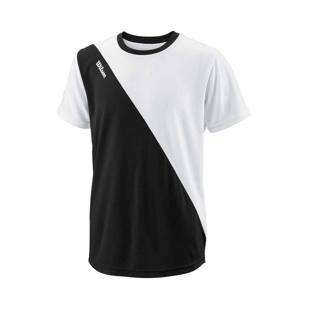 Wilson Team T-shirt Garçons - Noir , Blanc