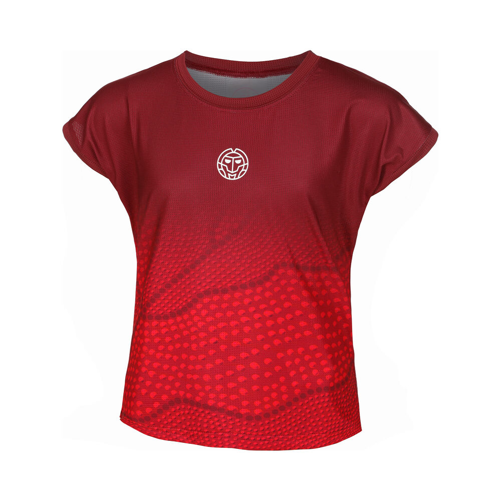 BIDI BADU Protected Leafs T-shirt Filles - Rouge Foncé product