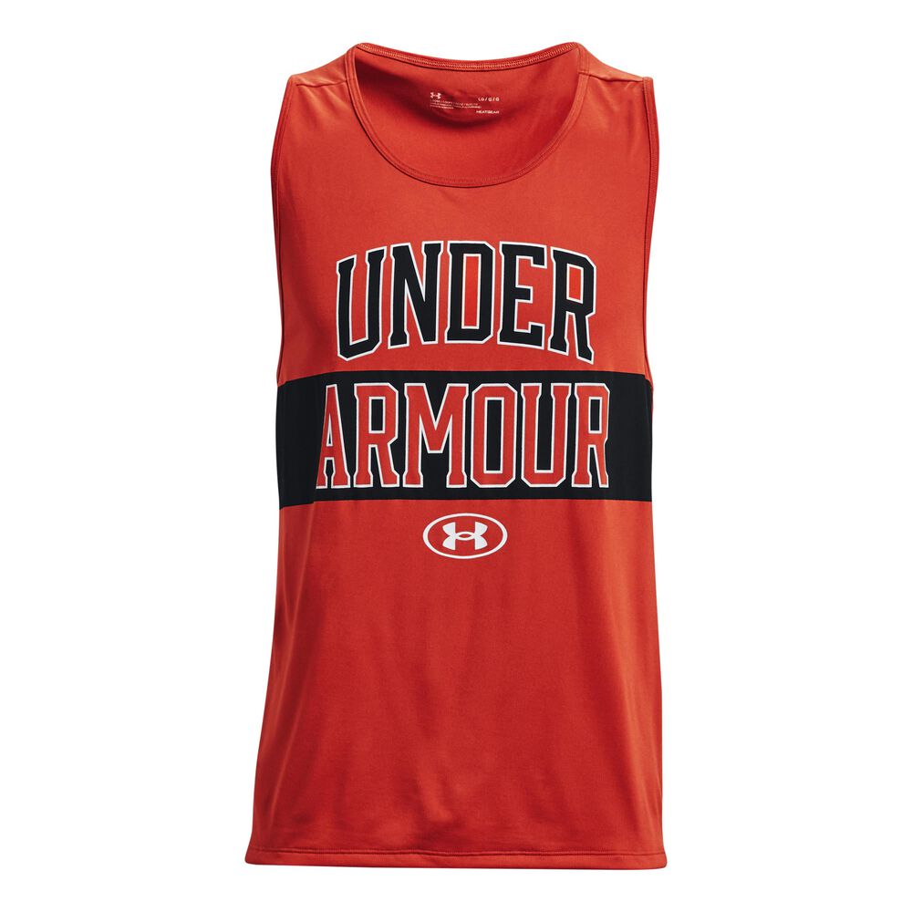 Under Armour Tech 2.0 Signature Débardeur Tank Top Hommes - Orange , Noir