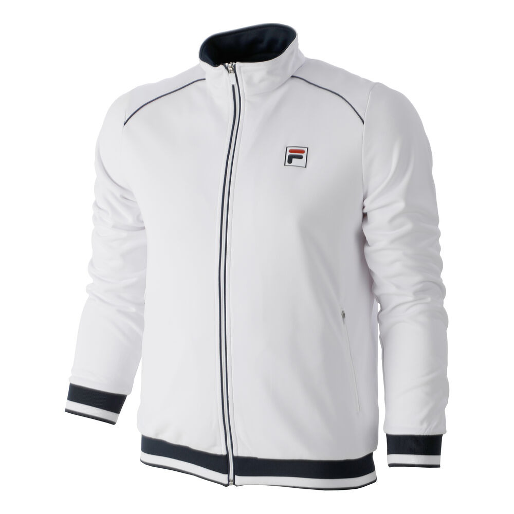 Fila Ben Veste De Survêtement Hommes - Blanc , Bleu Foncé