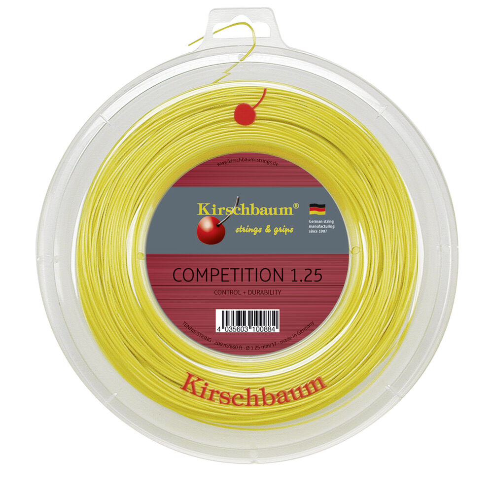 Kirschbaum Competition Bobine Cordage 200m - Jaune