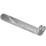 Équipement court de tennis Tegra Tegra Clé De Serrage Rond-Argent