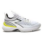 Chaussures de tennis Diadora Diadora Finale Chaussures Toutes Surfaces Femmes-Blanc,Jaunes Fluo