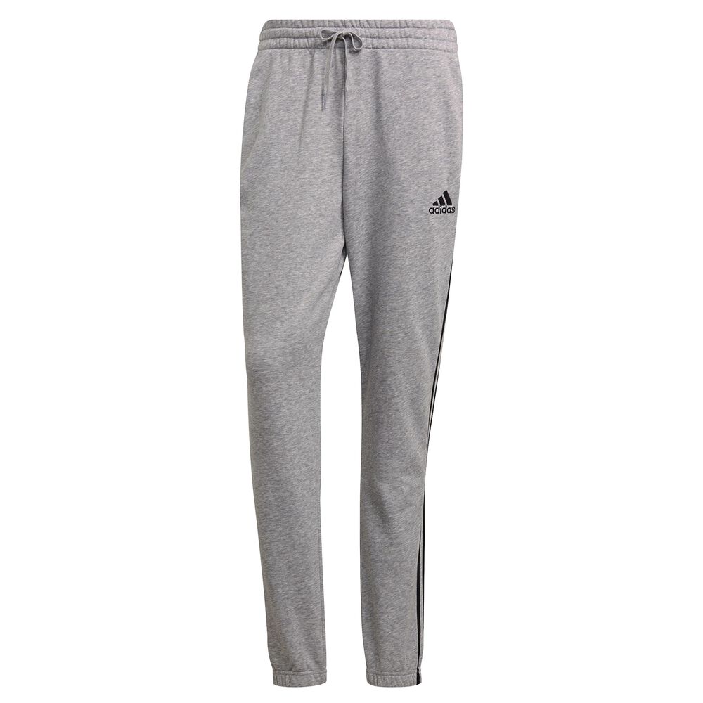 adidas 3-Stripes French Terry Pantalon Survêtement Hommes - Gris , Noir