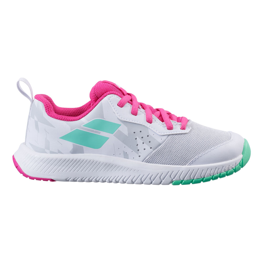 Babolat Pulsion Chaussures Toutes Surfaces Enfants - Blanc , Mint