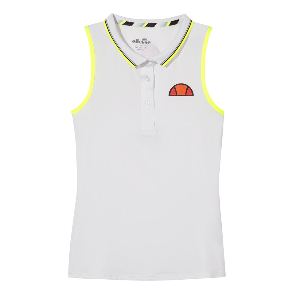 Ellesse Nemesis Débardeur Tank Top Femmes - Blanc , Jaunes Fluo