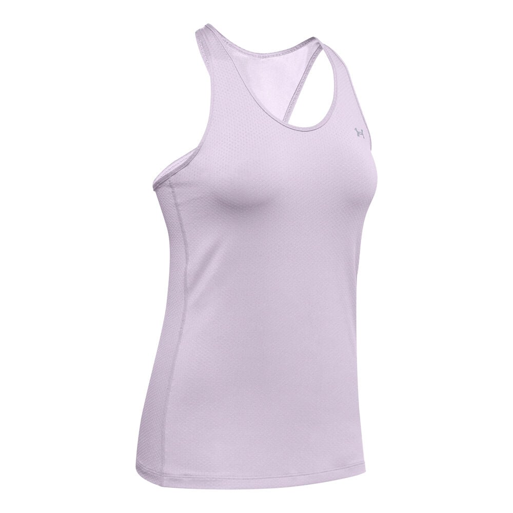 Under Armour Heatgear Racer Débardeur Tank Top Femmes - Lilas , Argent