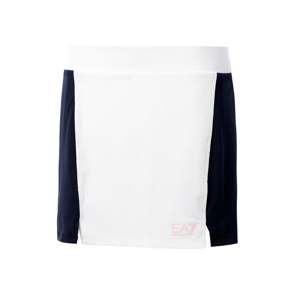 EA7 Minigonna Jupe Femmes - Blanc , Bleu Foncé