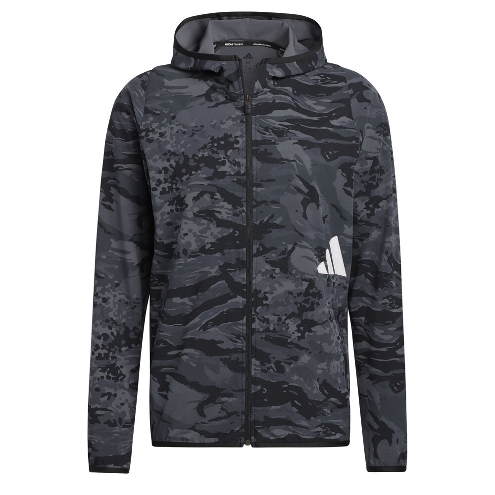 adidas 3 BAR Camo Gilet En Coton Hommes - Noir , Gris