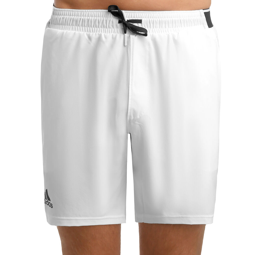 adidas Club 7in Shorts Hommes - Blanc , Noir