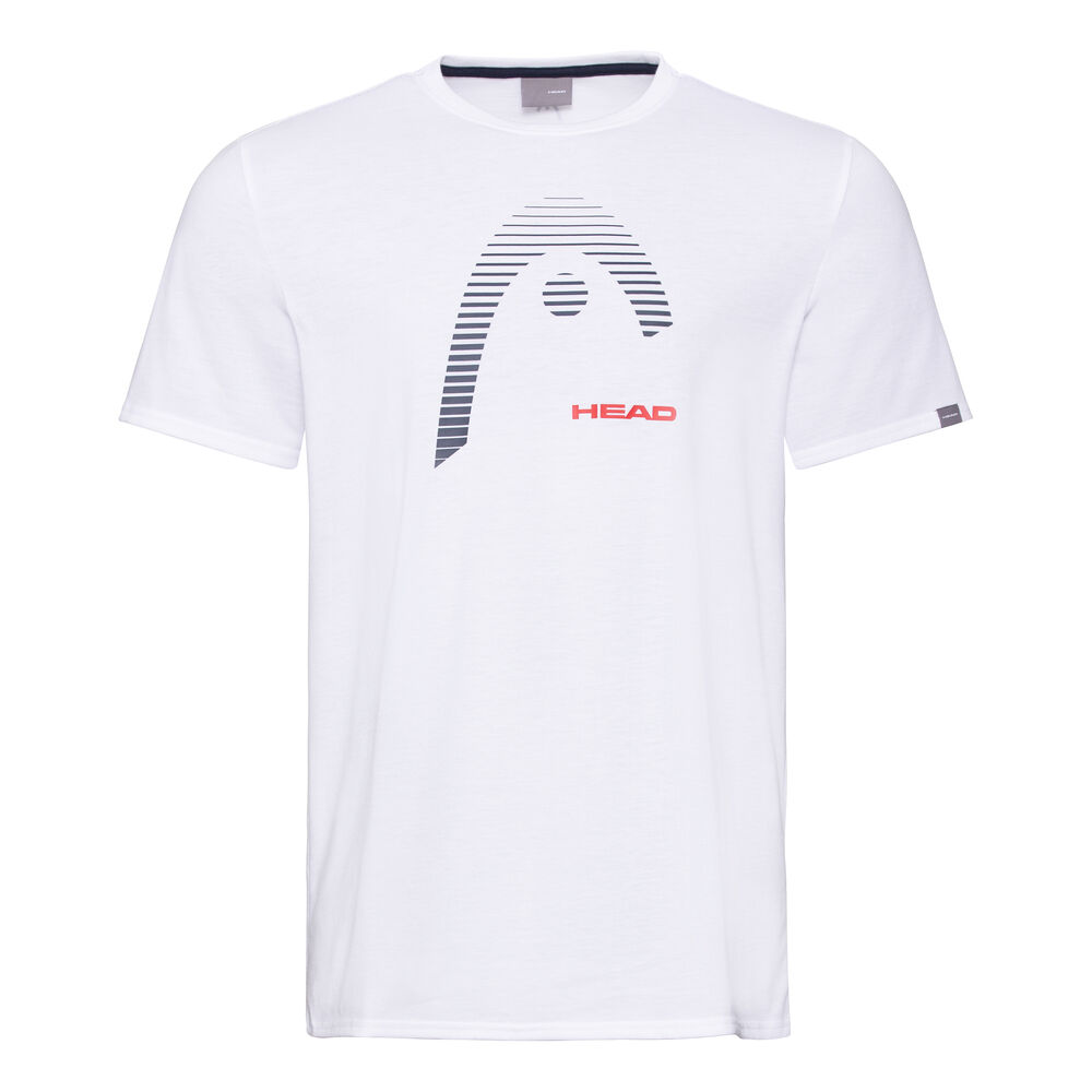 HEAD Club Carl T-shirt Hommes - Blanc , Bleu Foncé