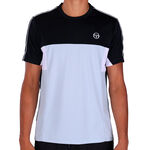 V&ecirc;tements de tennis Sergio Tacchini Sergio Tacchini Caspio PL T-shirt Hommes - noir, bleu clair