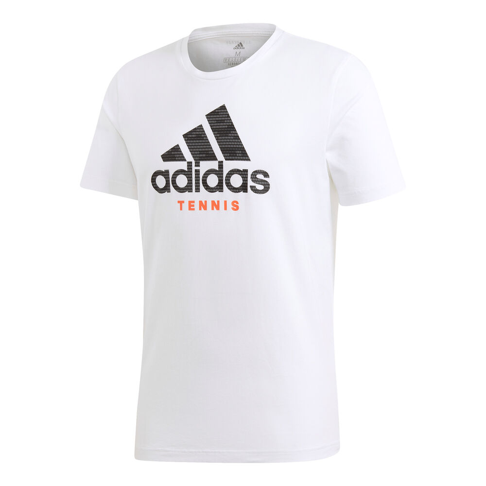 adidas Category Logo T-shirt Hommes - Blanc , Noir