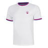 Break Ringer T-shirt Hommes-blanc, berry