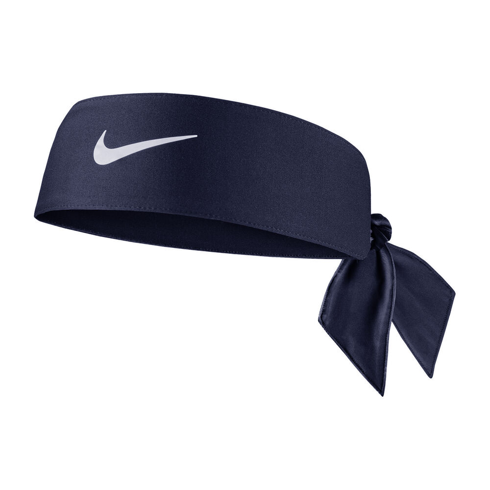 Nike Dri-Fit 4.0 Bandana - Bleu Foncé , Blanc