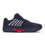Chaussures de tennis K-Swiss K-Swiss Express Light 3 Chaussure Terre Battue Hommes-Bleu Fonc&eacute;,Rouge