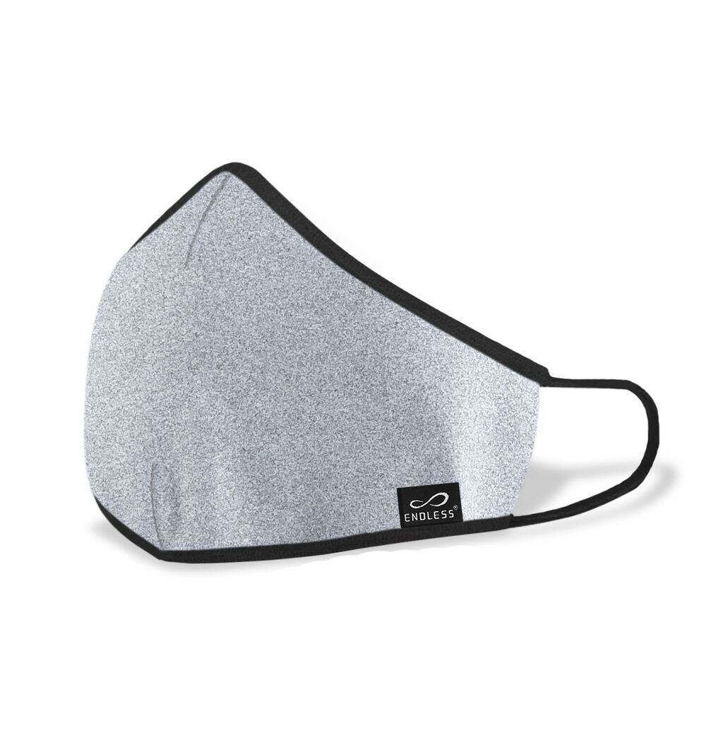 Endless Safe Mask Inklusive 2 Filter Masque De Protection Facial - Gris Clair , Noir