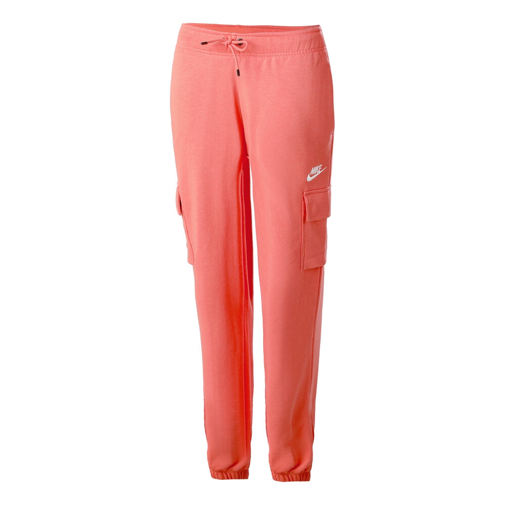 Nike Sportswear Essential Cargo Pantalon Survêtement Femmes - Corail , Blanc