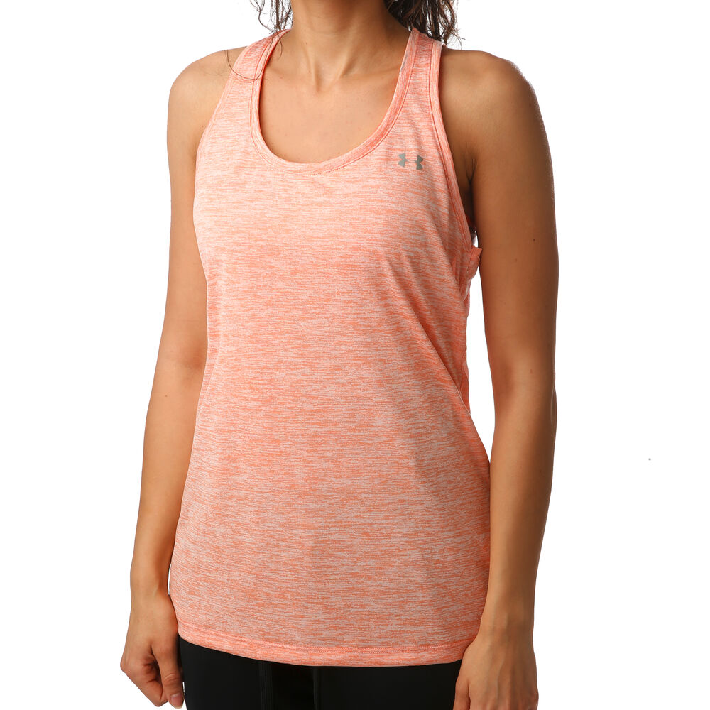 Under Armour Tech Twist Débardeur Tank Top Femmes - Abricot, Argent