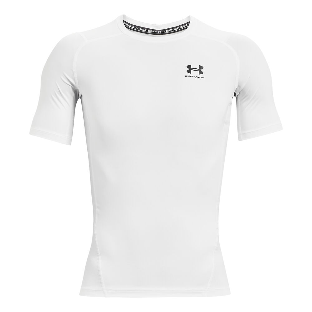 Under Armour Heatgear Comp T-shirt Hommes - Blanc , Noir