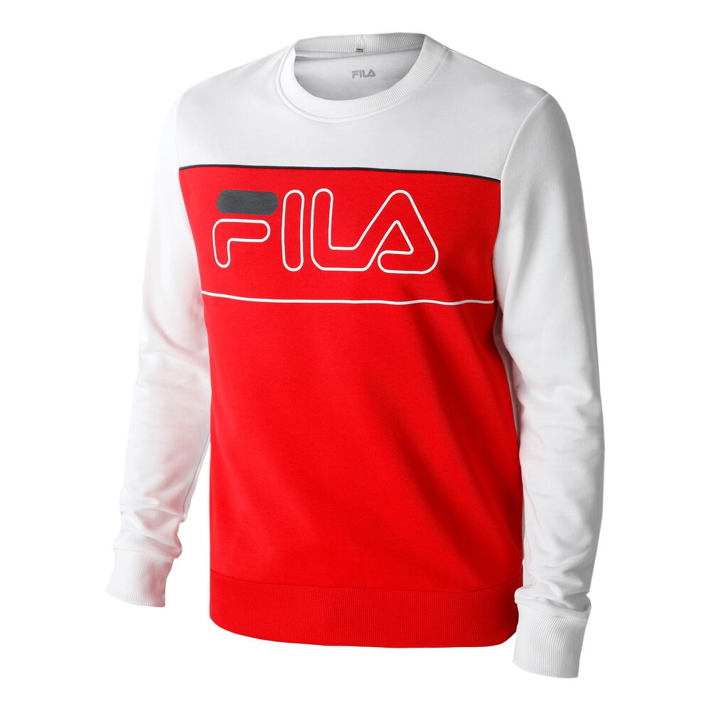 Fila Tommy Sweat-shirt Hommes - Rouge , Blanc