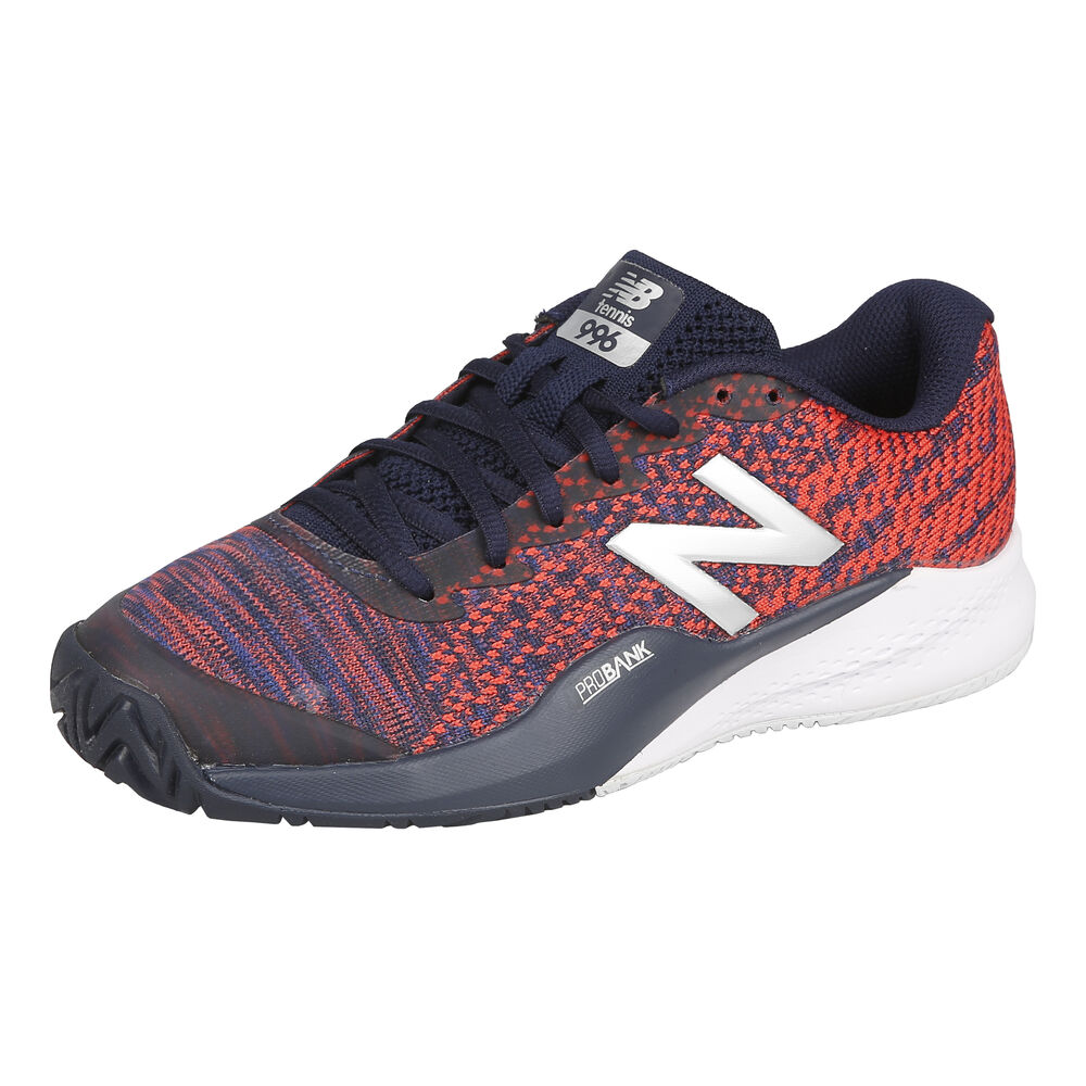 New Balance 996 V3 Chaussures Toutes Surfaces Femmes - Orange , Bleu Foncé