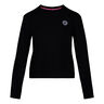 Mirella Basic Crew Sweat-shirt Femmes-Noir,Blanc