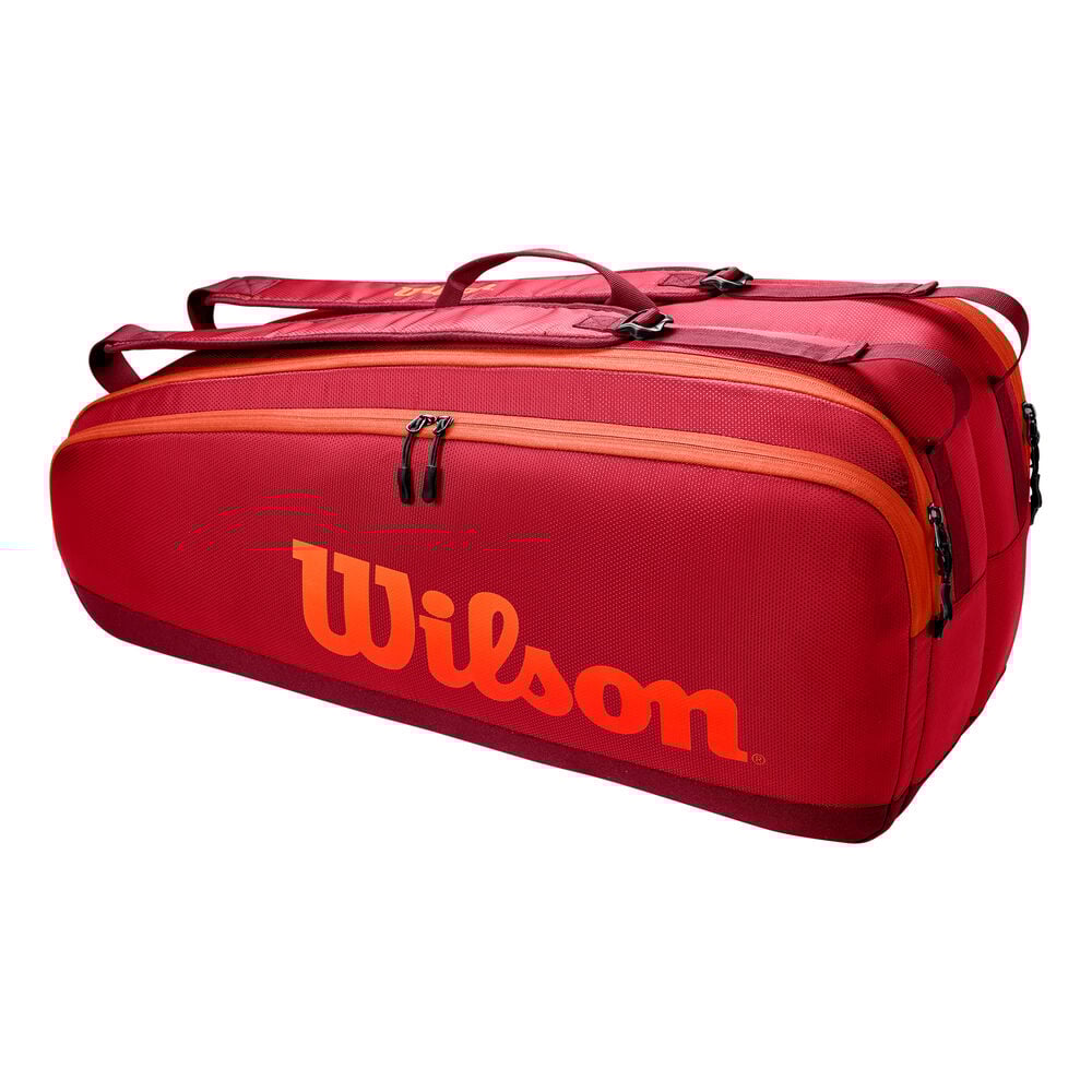 Wilson Tour Housse De Raquette Lot De 6 - Rouge Foncé , Orange