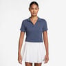 Court Heritage Crop Polo Femmes-Bleu Gris