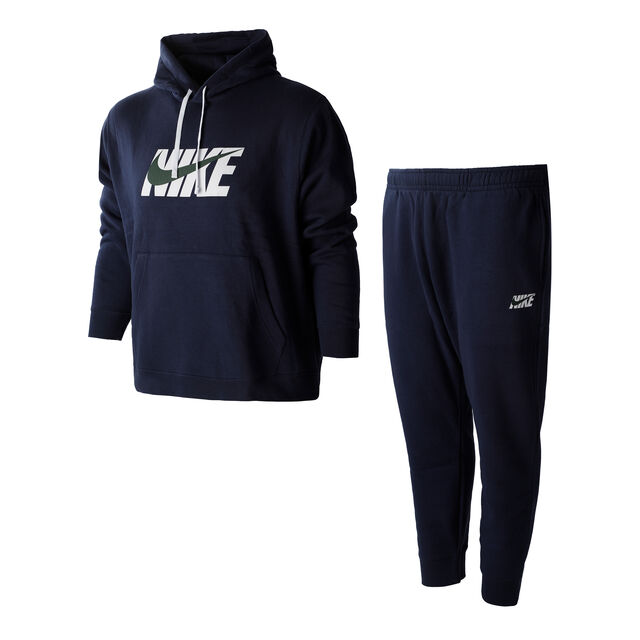 Buy Nike Sportswear Graphic Hooded Survêtement Hommes Bleu Foncé