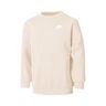 Club Fleece Oversized Crew Sweat-shirt Filles-Beige,Blanc
