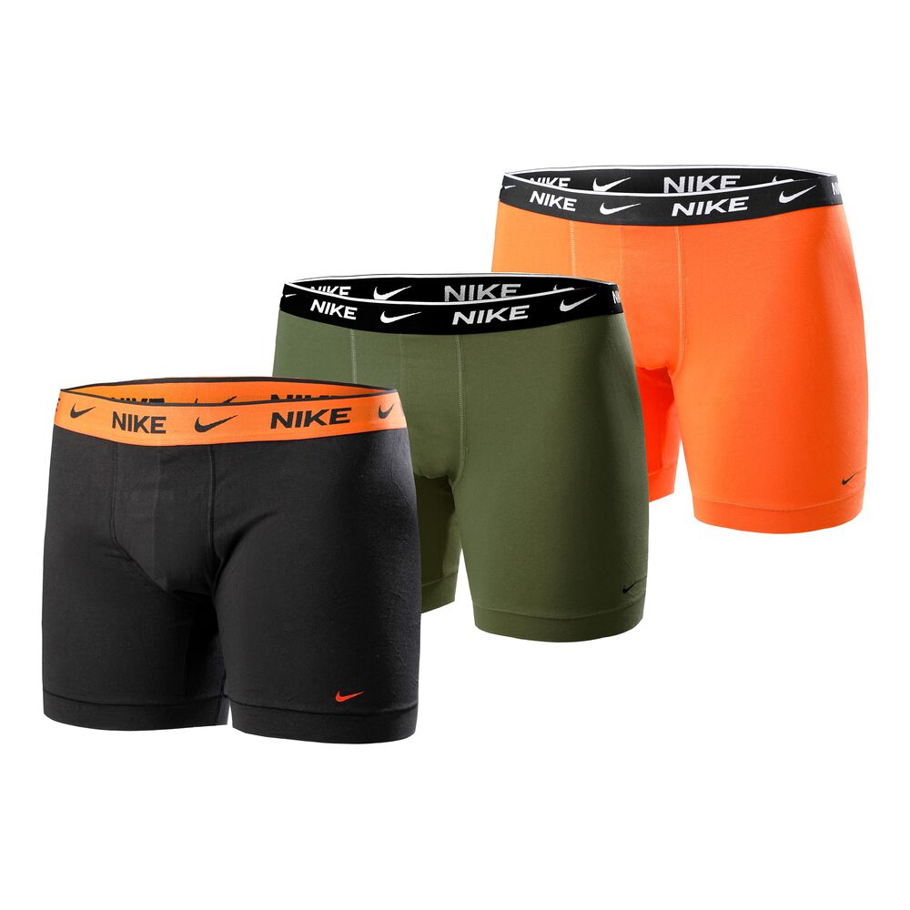 Nike E-Day Cotton Stretch Caleçon Pack De 3 Hommes - Noir , Multicouleur