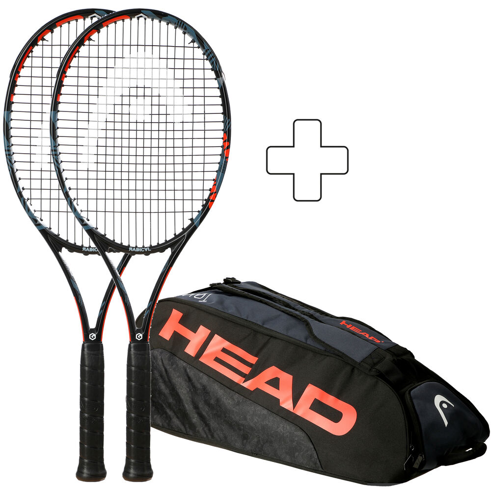HEAD 2x Graphene XT Radical MP + Sac De Tennis, Edition Spéciale