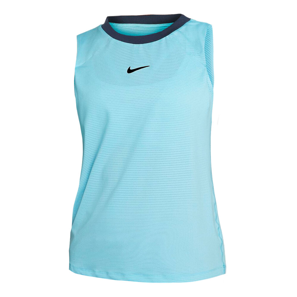 Nike Court Advantage Débardeur Tank Top Femmes - Bleu Clair , Bleu Foncé