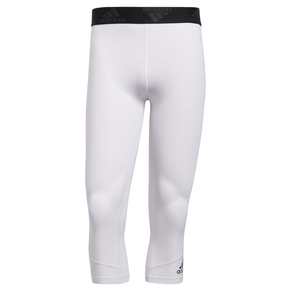 adidas TF 3/4 Collant Tight Hommes - Blanc , Noir