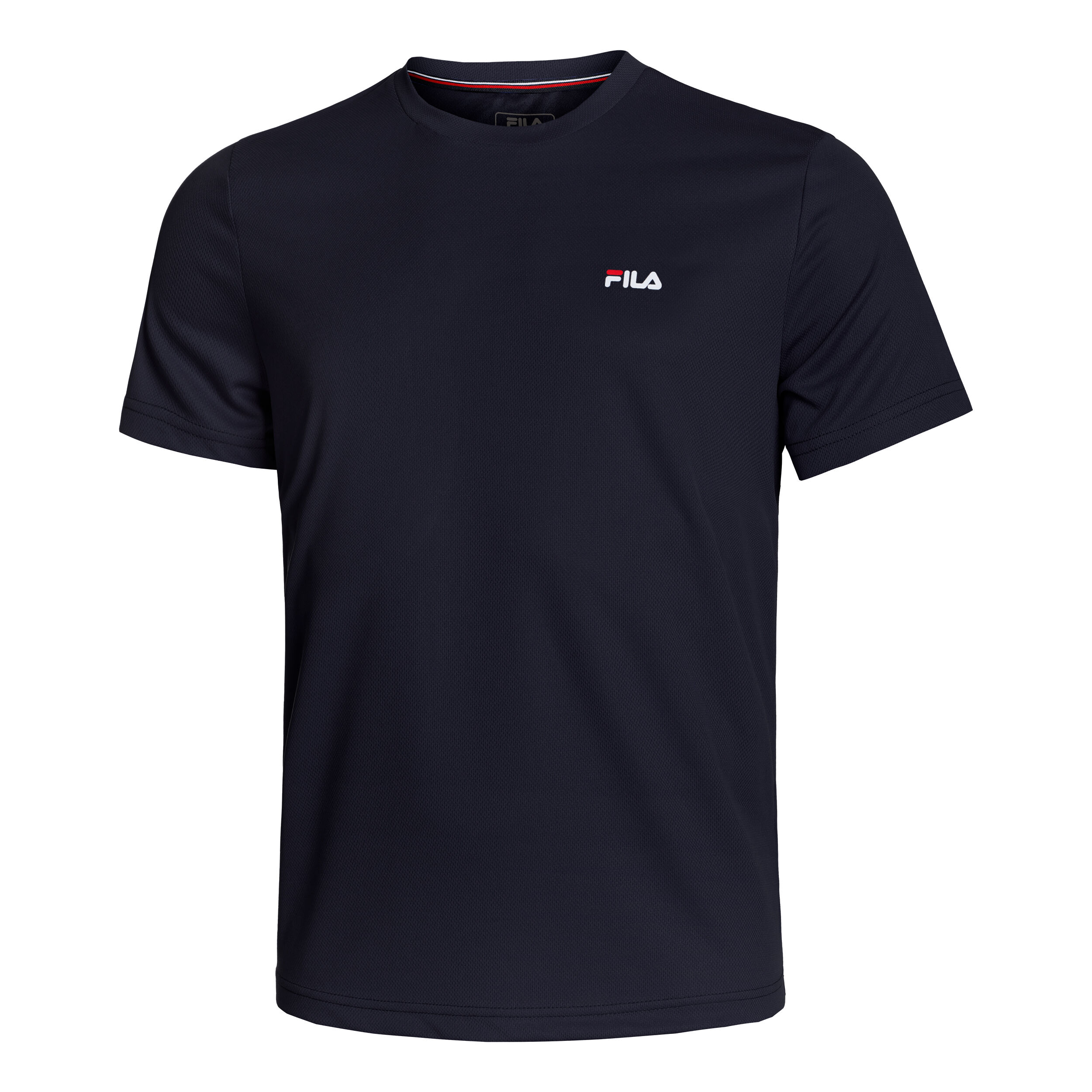Fila Logo Small T-shirt Hommes Bleu Fonc� | Tennis-Point