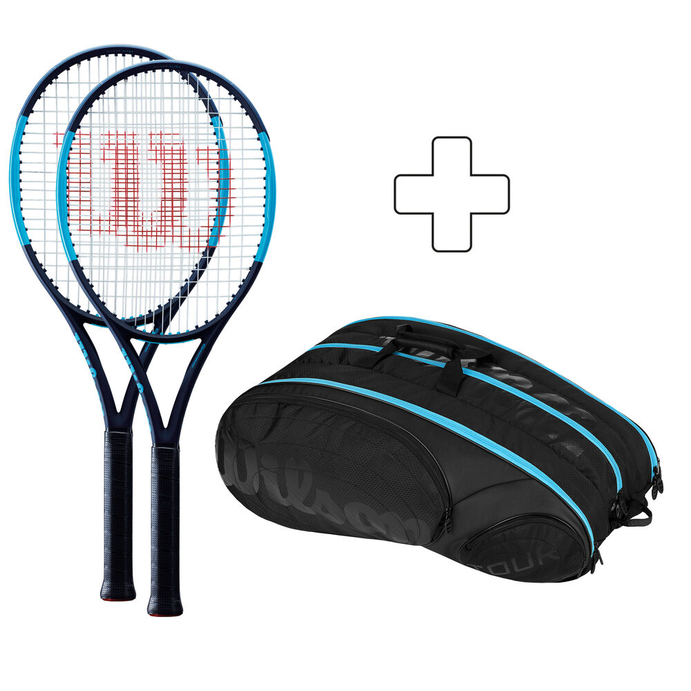 Wilson 2x Ultra 100 Countervail + Sac De Tennis