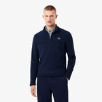 Vêtements Lacoste Lacoste Polar Quarter Zip Veste de survêtement Hommes - bleu foncé, 