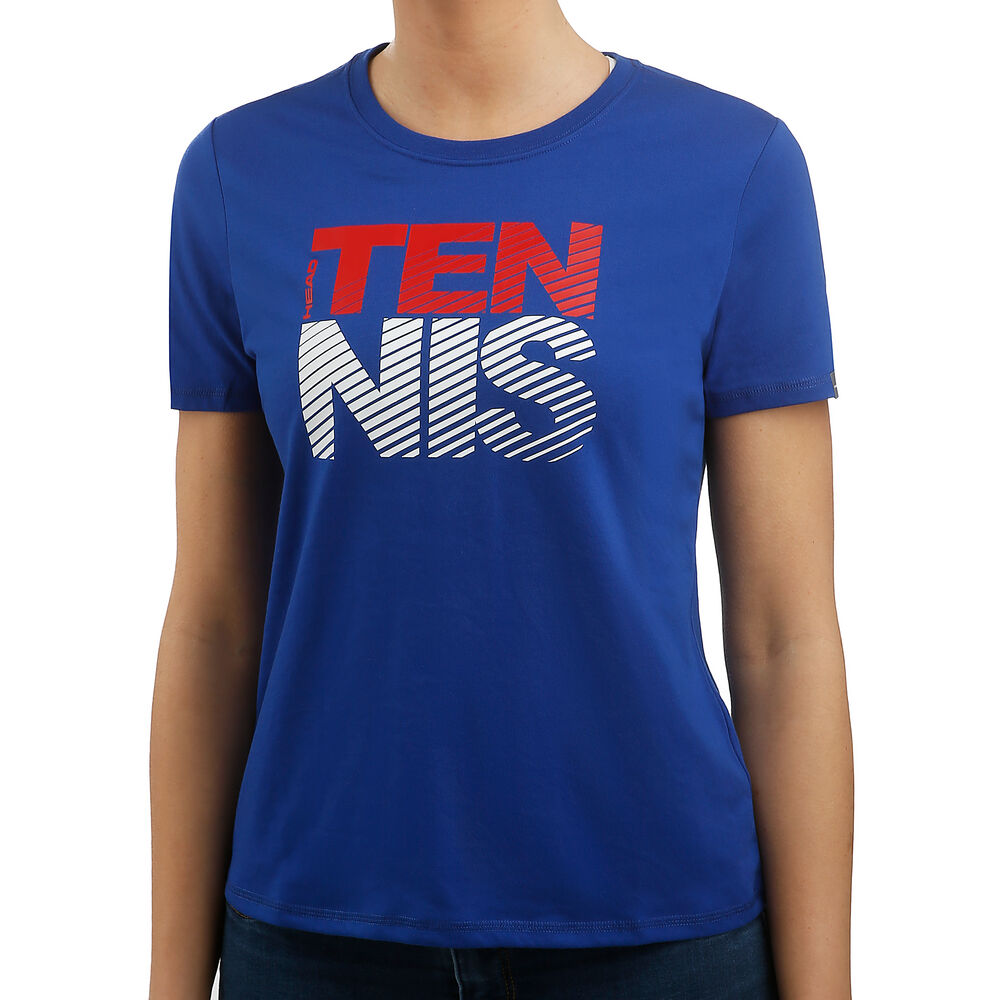 HEAD Club Lisa T-shirt Femmes - Bleu , Rouge