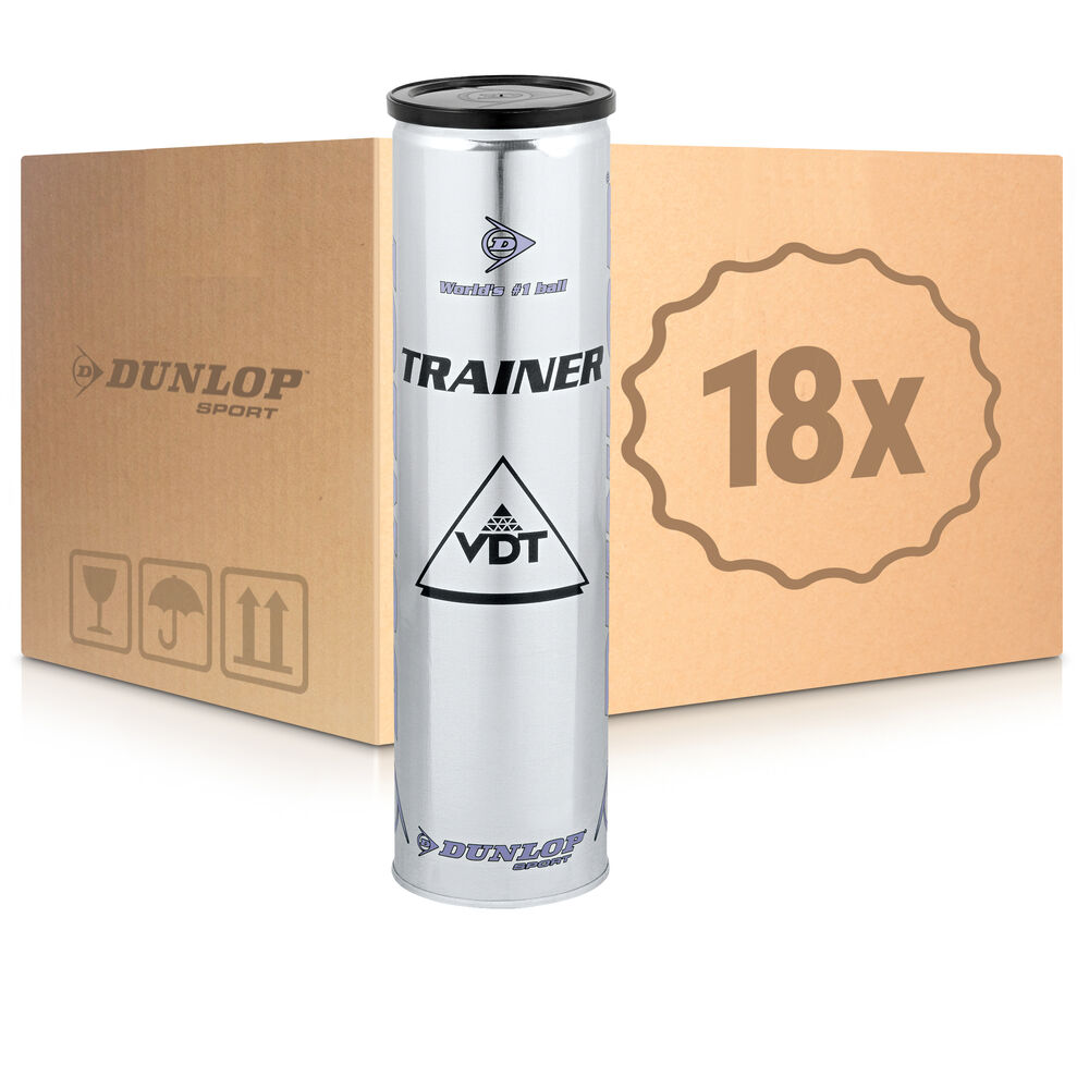 Dunlop Trainer 18 Tubes De 4 En Carton