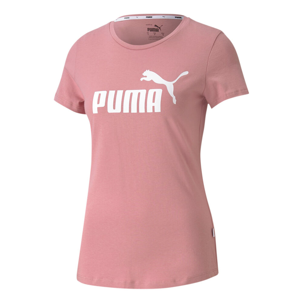Puma Essential Logo T-shirt Femmes - Rosé, Blanc