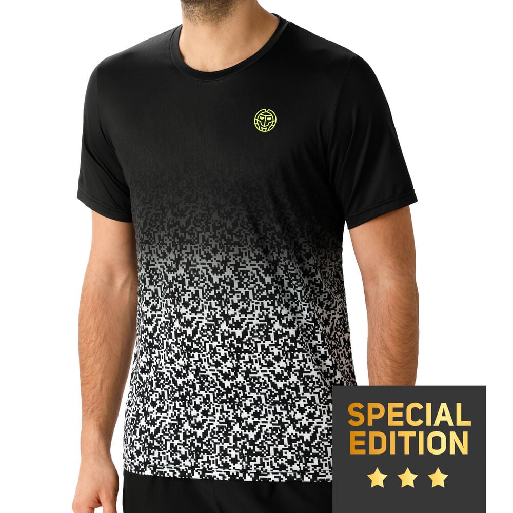BIDI BADU Jarol Tech T-shirt Edition Spéciale Hommes - Noir , Blanc