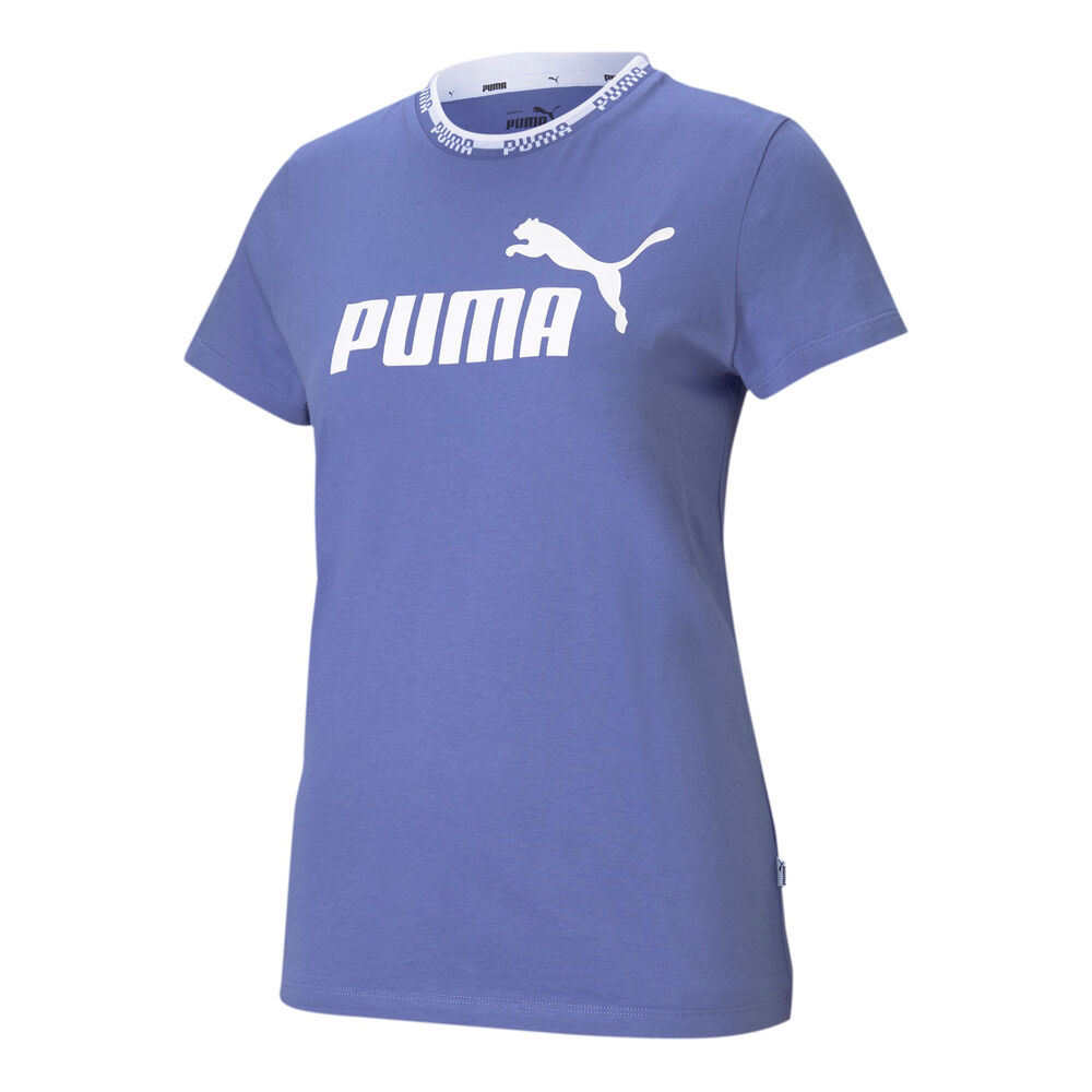 Puma Amplified Graphic T-shirt Femmes - Bleu , Blanc