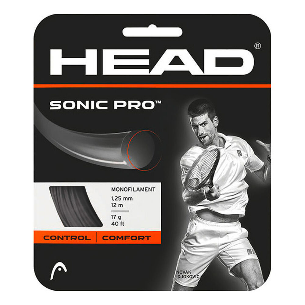 HEAD Sonic Pro Cordage En Garniture 12m - Noir