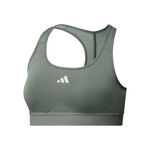 Vêtements adidas adidas Powerreact Soutien-gorge Sport Femmes-Sauge
